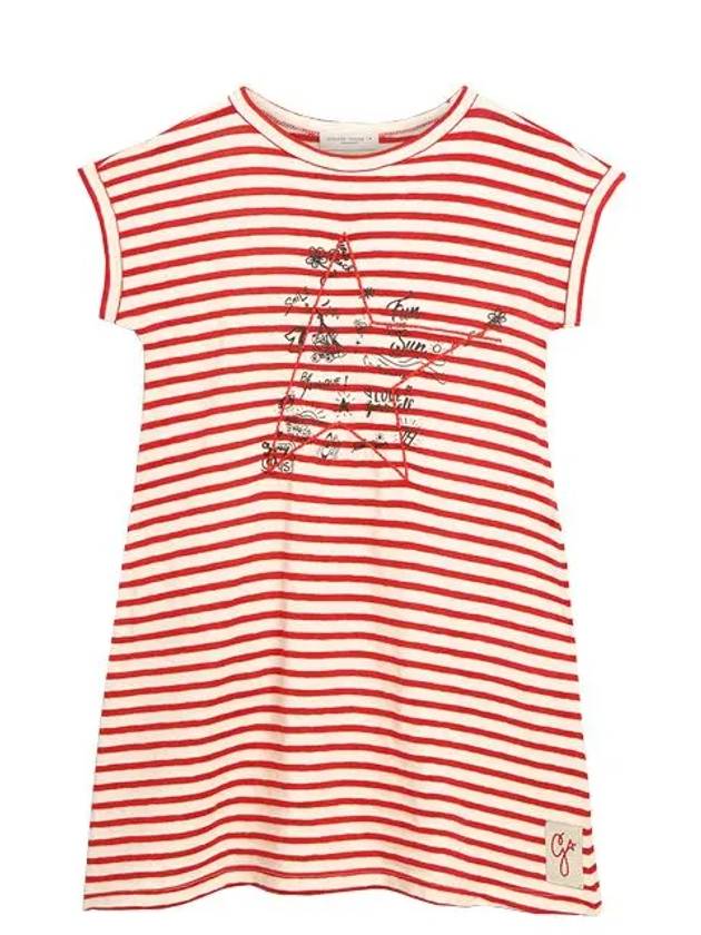 Golden Goose Kids Striped One Piece White Red GKP01389 P001086 81265 - BOBO CHOSES - BALAAN 1