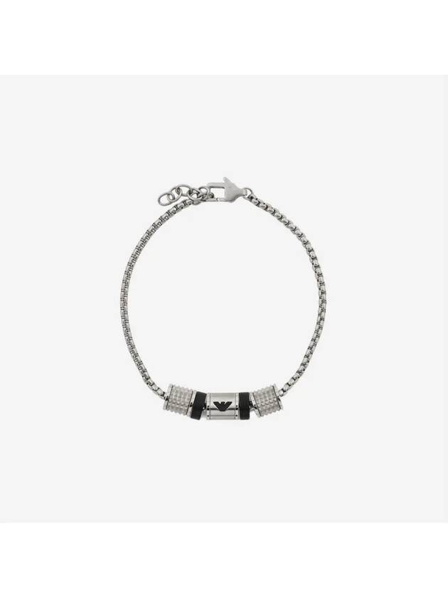 Men's Stainless Steel Bracelet Silver - EMPORIO ARMANI - BALAAN 3