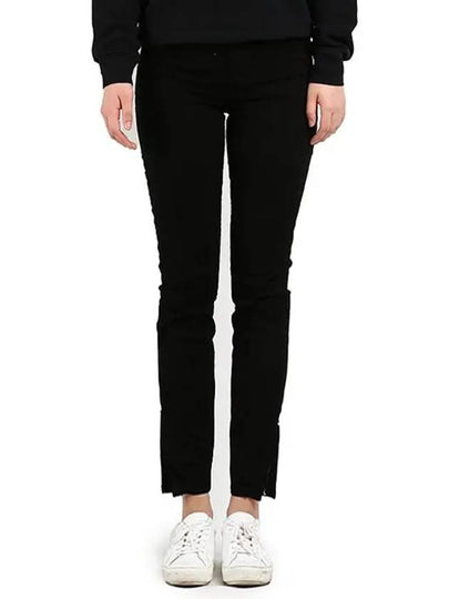 J Brand CROPPED ZIP Zipper crop skinny black 83520K120 - J BRAND - BALAAN 2