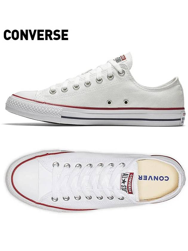 Chuck Taylor All Star OX Low Top Sneakers White - CONVERSE - BALAAN 3