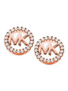 MKC1247AN791 MK logo stud silver earrings - MICHAEL KORS - BALAAN 2