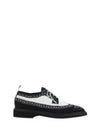 Trompe L'oeil Long Wing Knit Brogue Black - THOM BROWNE - BALAAN 2