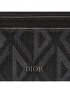 CD Diamond Canvas Card Wallet Black - DIOR - BALAAN 4