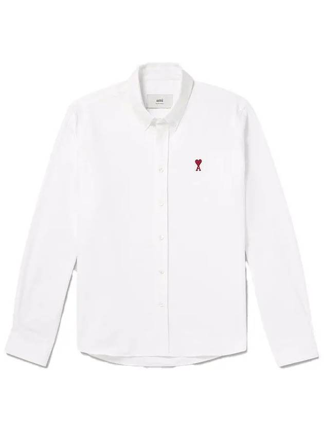 De Coeur Long Sleeve Shirt Ivory - AMI - BALAAN 2