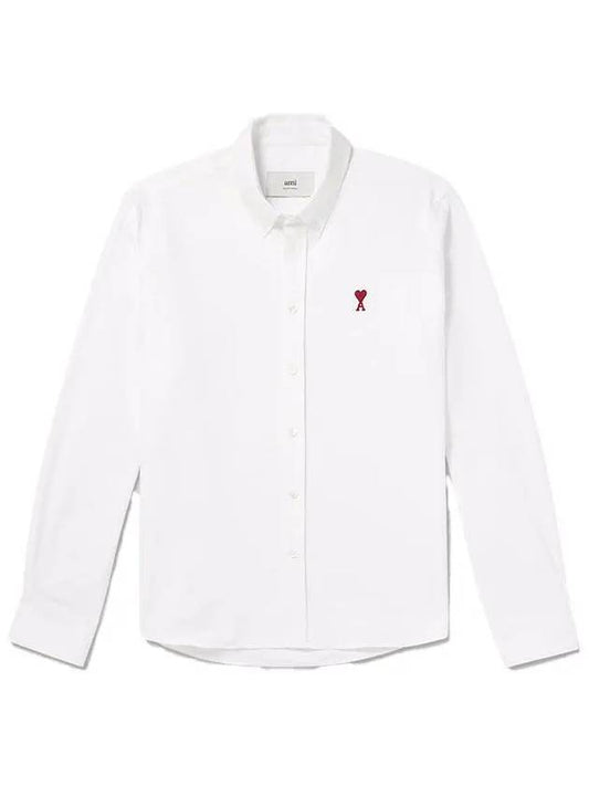 De Coeur Long Sleeve Shirt Ivory - AMI - BALAAN 2