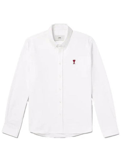 De Coeur Long Sleeve Shirt Ivory - AMI - BALAAN 2