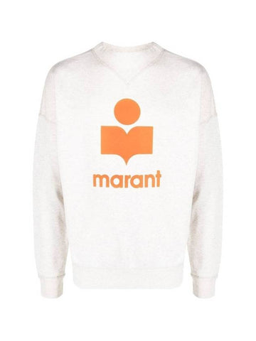 Melvis Big Logo Sweatshirt Ecru - ISABEL MARANT - BALAAN 1