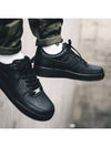 Air Force 1 '07 Low Top Sneakers Triple Black - NIKE - BALAAN 5