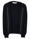 Double Heart Waffen Cardigan P1N075 BLACK - COMME DES GARCONS - BALAAN 8