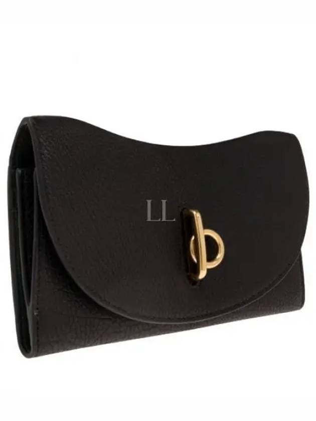 Rocking Horse Leather Medium Wallet Black - BURBERRY - BALAAN 2