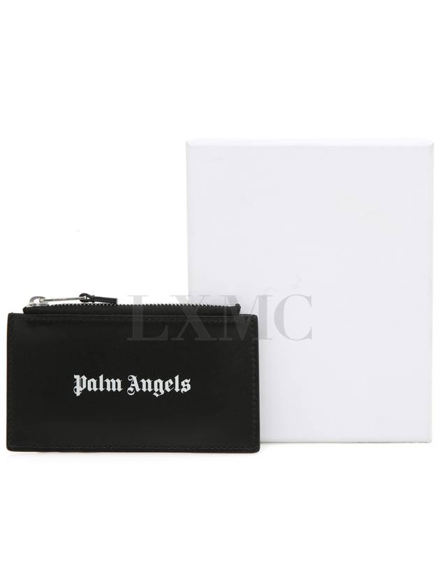 Card wallet zipper Coinpurse black mini - PALM ANGELS - BALAAN 5