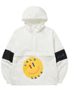 Anorak Windbreaker Anorak Windbreaker White - LALA SMILE - BALAAN 7