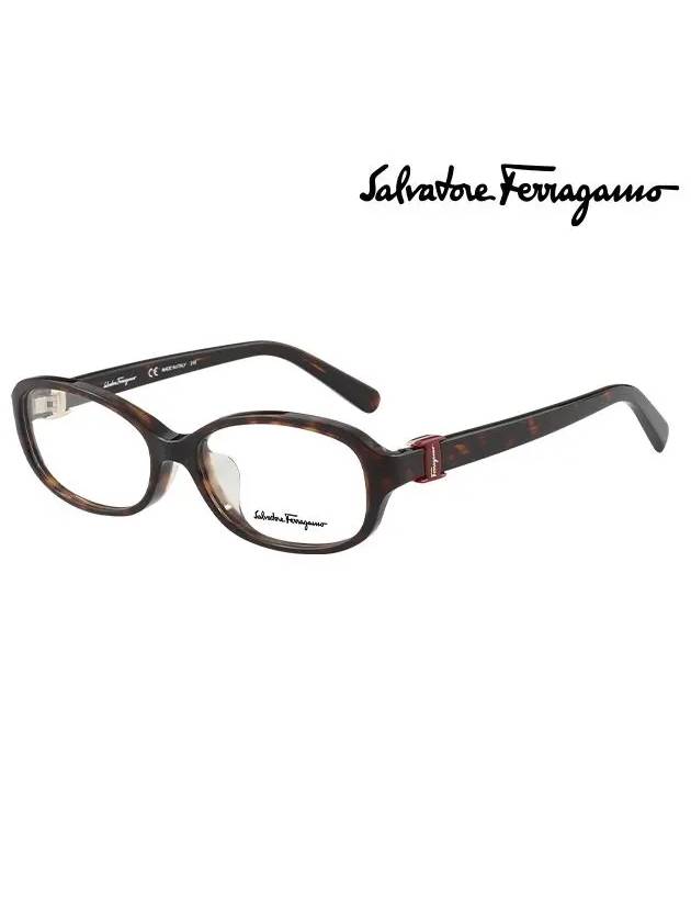 Eyewear Demo Rectangular Eyeglasses Brown - SALVATORE FERRAGAMO - BALAAN 3