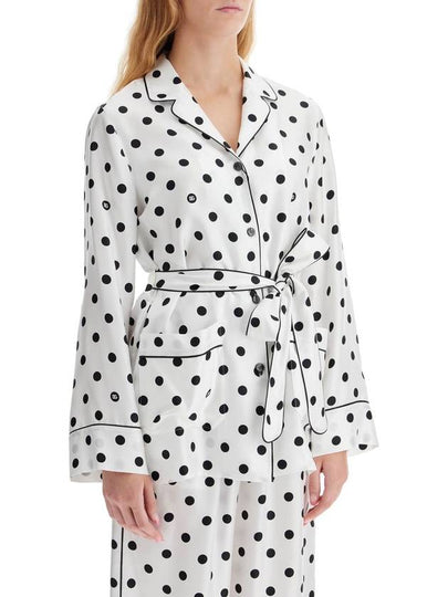 silk polka dot pajama shirt - DOLCE&GABBANA - BALAAN 2