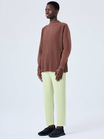 Monthly Color November Straight Pants Green - ISSEY MIYAKE - BALAAN 2