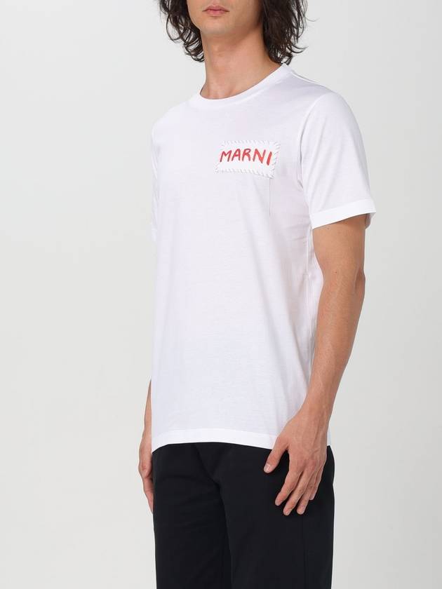 T-shirt in cotone con logo Marni - MARNI - BALAAN 4