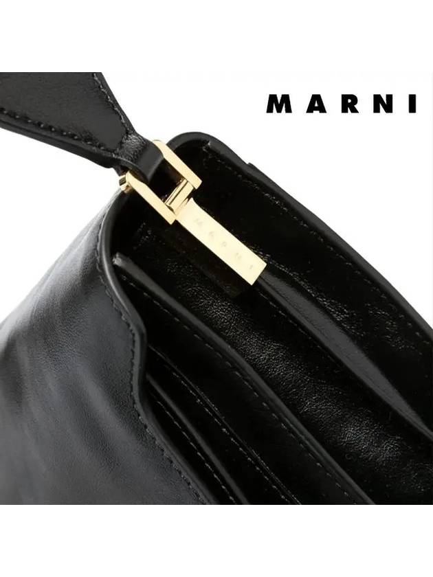 Trunk Soft Medium Cross Bag Black - MARNI - BALAAN 8