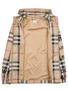 Men's Horseferry Print Check Hoodie Zip-up Beige - BURBERRY - BALAAN 7