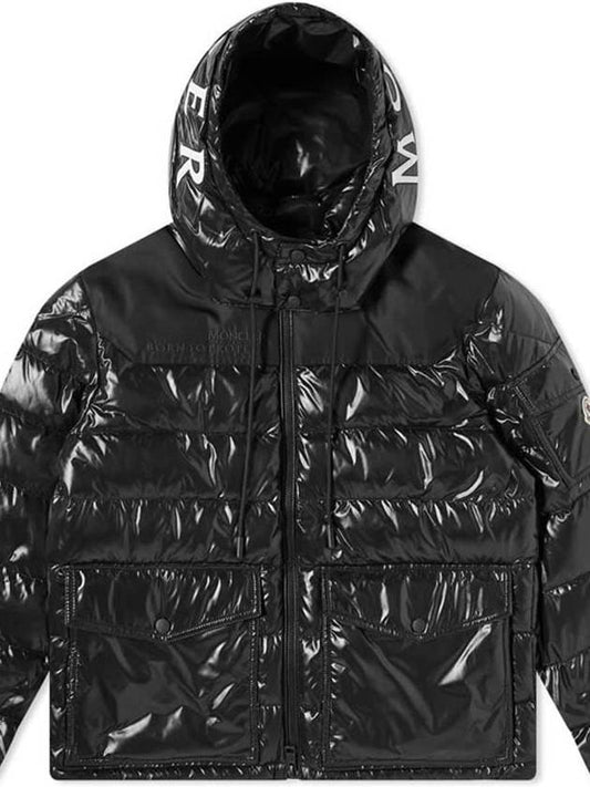 Moncler 1A00104 53A0E 999 GOMBEI Glossy Black Men s Padding - MONCLER - BALAAN 1