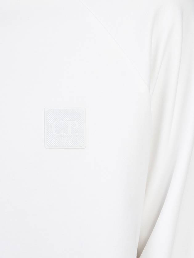 Metropolis Rubber Logo Sweatshirt White - CP COMPANY - BALAAN 9