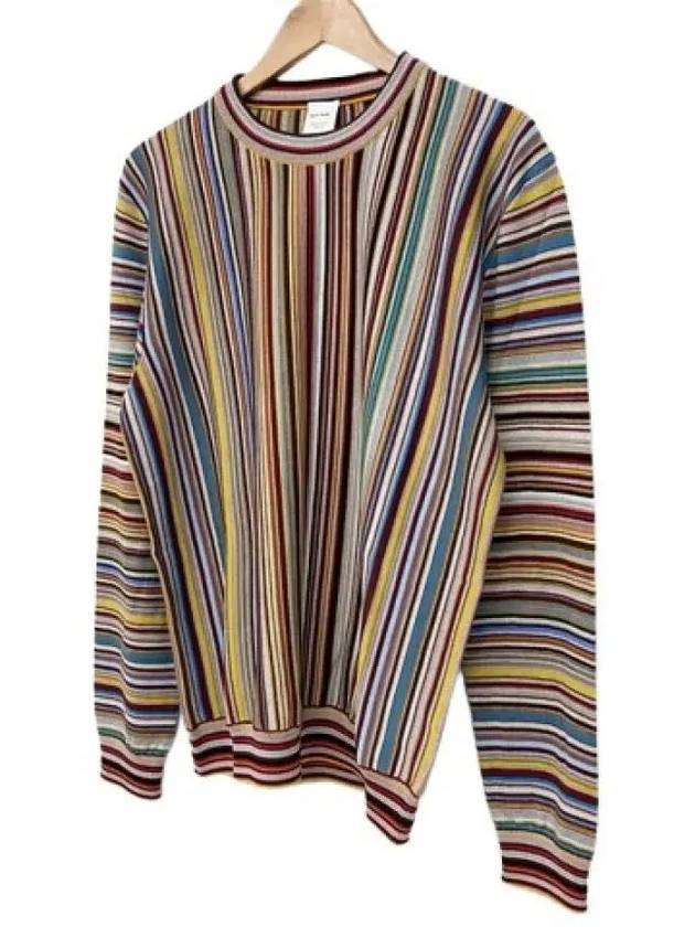 Signature Striped Crew Neck Knit Top - PAUL SMITH - BALAAN 4