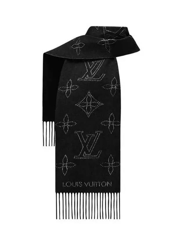 Mahina Flight Mode Scarf Black - LOUIS VUITTON - BALAAN 4