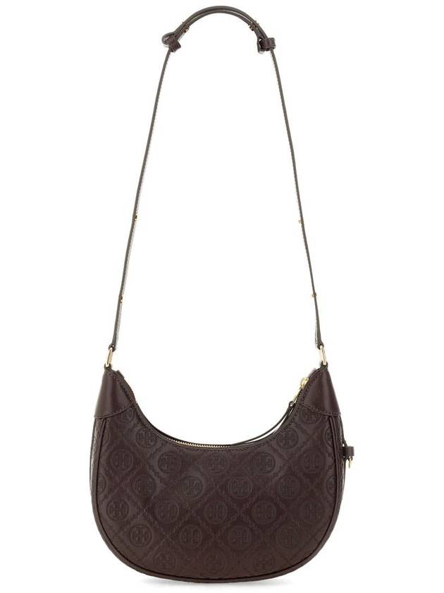 Tory Burch T Monogram Crescent Moon Bag - TORY BURCH - BALAAN 3