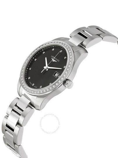 Longines Conquest Black Dial Diamond Ladies Watch L3.401.0.57.6 - LONGINES - BALAAN 2