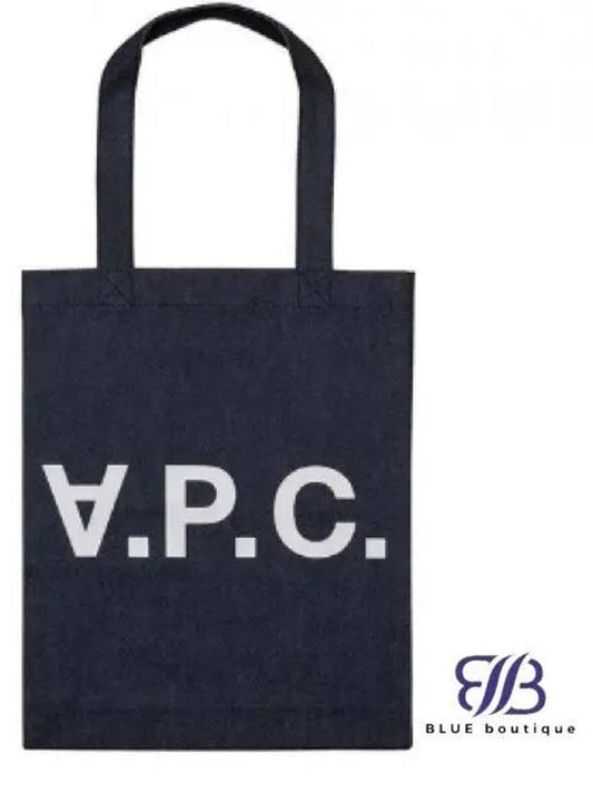 Laure logo denim tote bag blue - A.P.C. - BALAAN 2