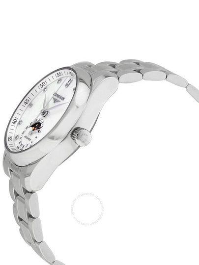 Longines Master Automatic Diamond Mother of Pearl Dial Ladies Watch L2.409.4.87.6 - LONGINES - BALAAN 2