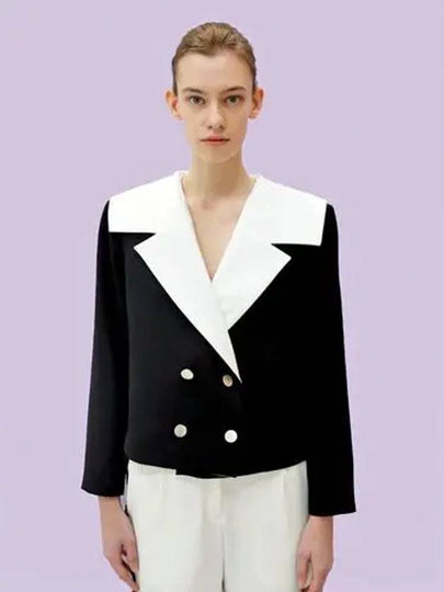 Sailor Crop Jacket Black - DAMAGE MNEMONIC - BALAAN 2