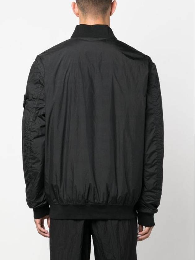 Garment Dyed Crinkle Reps Jacket Black - STONE ISLAND - BALAAN 5