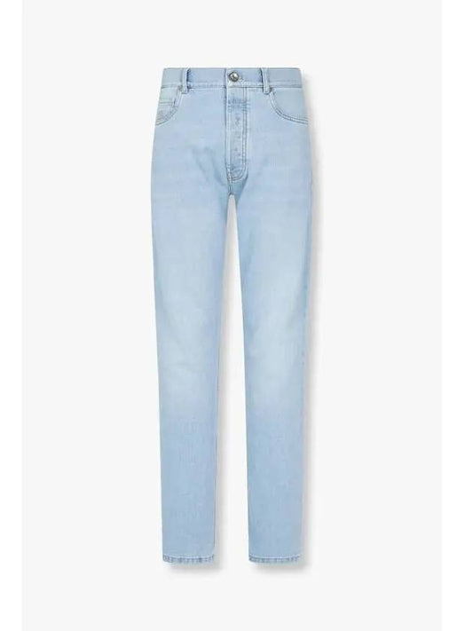 Men s Grainy Patch Easy Denim Pants Light Blue - BRUNELLO CUCINELLI - BALAAN 1