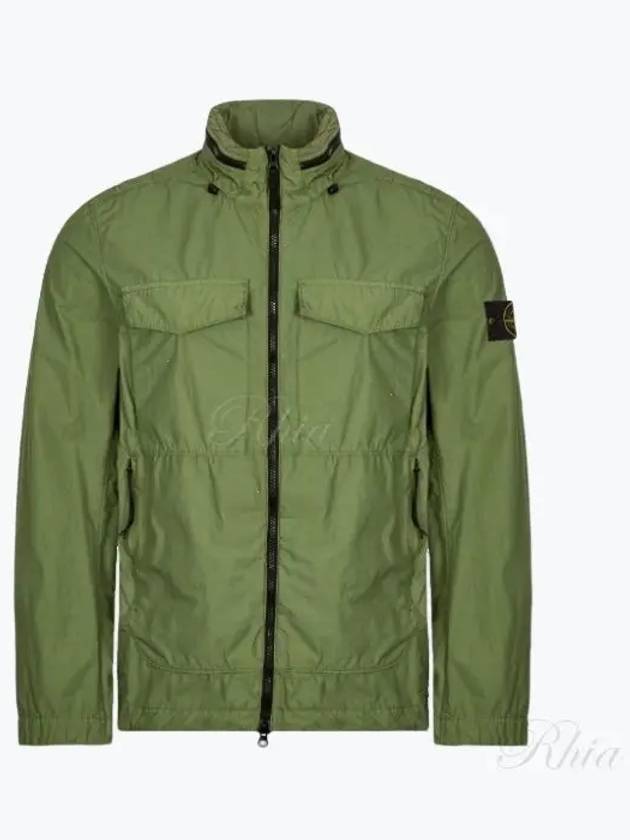 Waffen Naslan Light Watro Zip-up Jacket Olive - STONE ISLAND - BALAAN 2