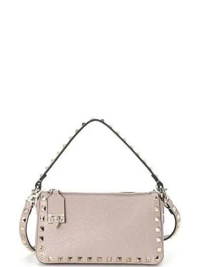 Rockstud Stampa Alce Shoulder Bag Pink - VALENTINO - BALAAN 2