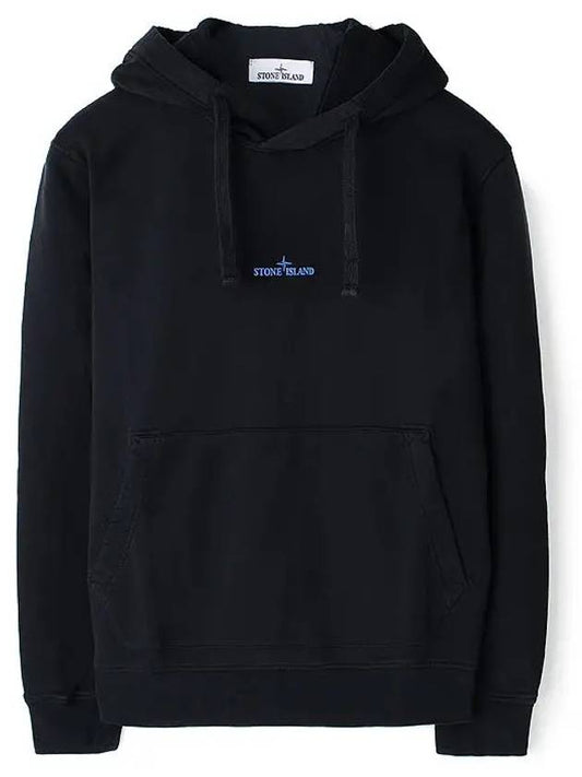 Logo Hoodie Black - STONE ISLAND - BALAAN 2