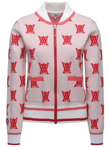 Official WOMEN BACK NEW LOGO CARDIGAN - ANEWGOLF - BALAAN 1