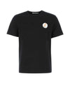 Flower Fox Patch Classic Short Sleeve T-Shirt Black - MAISON KITSUNE - BALAAN 1