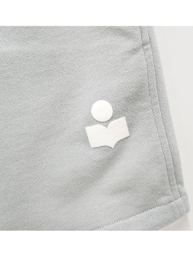 Logo Detail Drawstring Shorts Light Blue - ISABEL MARANT ETOILE - BALAAN 5