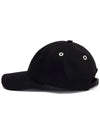 Embroidered Heart Logo Ball Cap Black - AMI - BALAAN 4