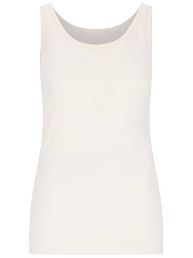 Cotton Rib Sleeveless - SAINT LAURENT - BALAAN 2