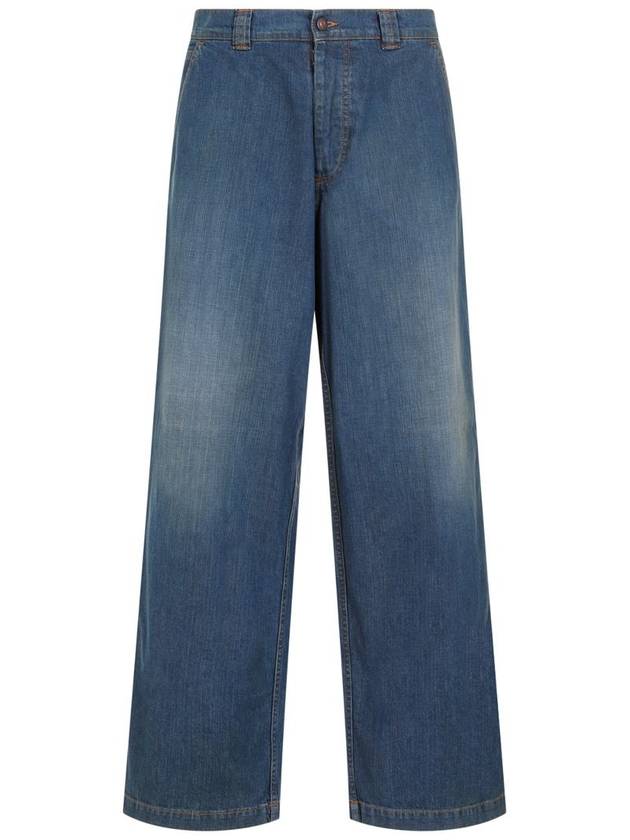 5 Pocket Straight Jeans Light Blue - MAISON MARGIELA - BALAAN 2