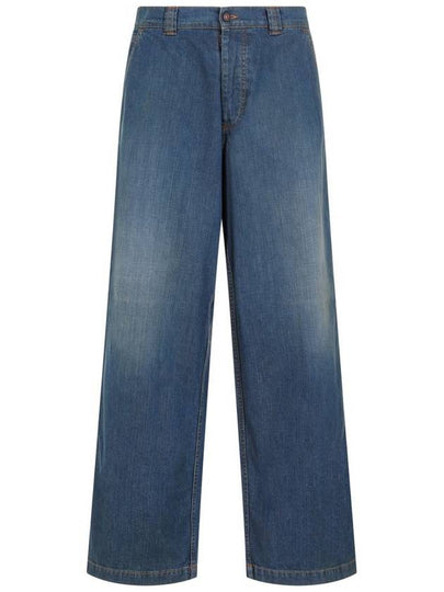 5 Pocket Straight Jeans Light Blue - MAISON MARGIELA - BALAAN 2