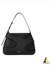 Cutout Detail Shoulder Bag Bag Black - SALVATORE FERRAGAMO - BALAAN 2