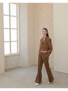 semi-wide wool pants camel - UNMUTE - BALAAN 4