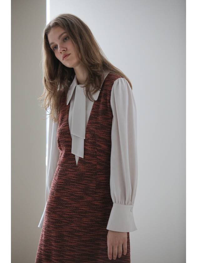 Caigienne Shirt Layered A Line Knit Dress - CAHIERS - BALAAN 3