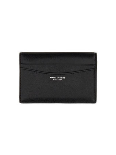 The Slim 84 Leather Half Wallet Black - MARC JACOBS - BALAAN 1