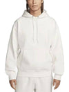 Solo Swoosh Fleece Pullover Hoodie White - NIKE - BALAAN 1