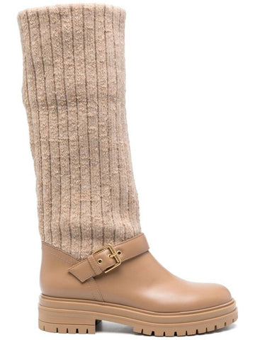 Gianvito Rossi Boots Beige - GIANVITO ROSSI - BALAAN 1