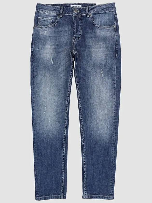 IKALOOK ITALY Normal Scratch Men's Medium Denim BJN101 - IKALOOOK - BALAAN 1